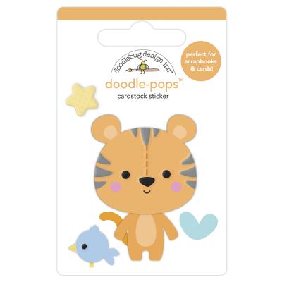Doodlebug Baby Boy Doodle-Pops - Cuddly Cub